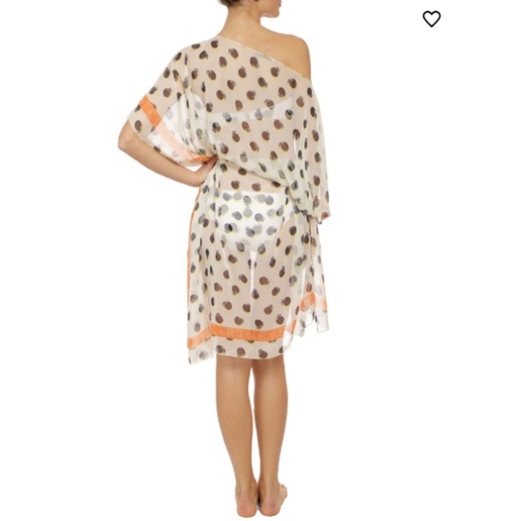 Stella McCartney**White/Navy Oranges Kaftan Coverup***One Size $480 NWT - Picture 2 of 2